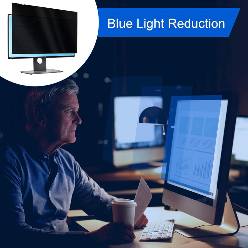MAGICMOON فلتر شاشة الخصوصية للكمبيوتر 24 بوصة - عبوة 2 - Image 5